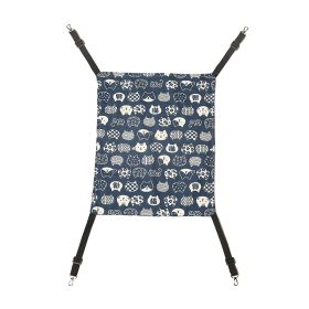 Home Creative Pet Hammock Hanging Nest Removable And Washable (Option: Summer Blue Cat-M)