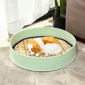 Pet Ice Mat Cat Nest Cooling Wear-resistant Universal (Option: Green-Small Size 40X40X8CM)