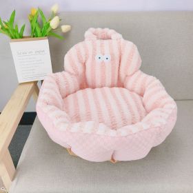 Personalized Big Eyes Round Sofa Nest (Option: Big Eyes Pink-Diameter 60cm)