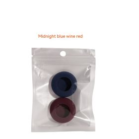 Silicone Tracker Pet Collar Anti-lost Locator Protective Shell (Option: Blue Wine Red-M)