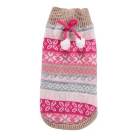 Christmas Sweet Baby Cat and Baby Dog Hair Ball Warm Knit (Type: PINKXXS)