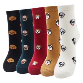 10 Pairs Fashion Colorful Kawaii Cute Cartoon Cotton Women Socks Harajuku Korean Halloween Cat Dog Owl Duck Fox Girl Socks (Color: AYT012, size: EU35-40)