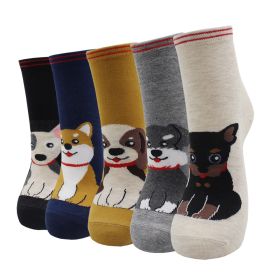 10 Pairs Fashion Colorful Kawaii Cute Cartoon Cotton Women Socks Harajuku Korean Halloween Cat Dog Owl Duck Fox Girl Socks (Color: JW2112, size: EU35-40)