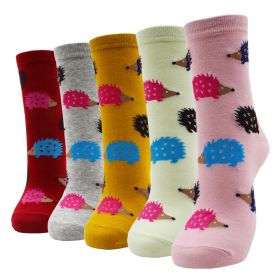 10 Pairs Fashion Colorful Kawaii Cute Cartoon Cotton Women Socks Harajuku Korean Halloween Cat Dog Owl Duck Fox Girl Socks (Color: AYT026, size: EU35-40)