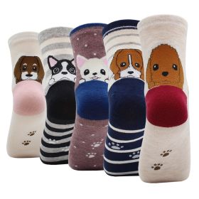 10 Pairs Fashion Colorful Kawaii Cute Cartoon Cotton Women Socks Harajuku Korean Halloween Cat Dog Owl Duck Fox Girl Socks (Color: JW2117, size: EU35-40)