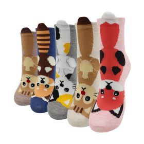 10 Pairs Fashion Colorful Kawaii Cute Cartoon Cotton Women Socks Harajuku Korean Halloween Cat Dog Owl Duck Fox Girl Socks (Color: JW2107, size: EU35-40)