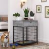 Furniture Dog Crates for small dogs Wooden Dog Kennel Dog Crate End Table, Nightstand