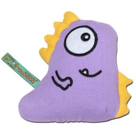 Touchdog Cartoon Shoe-faced Monster Plush Dog Toy (Color: purple)