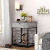 Furniture Dog Crates for small dogs Wooden Dog Kennel Dog Crate End Table, Nightstand