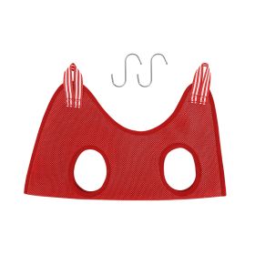 Pet Grooming Hammock Harness For Cats And Dogs, Cat Grooming Sling For Trimming Nail And Ear Care, Pet Hammock Restraint Bag (Option: Red-XS)