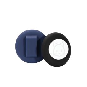 Silicone Tracker Pet Collar Anti-lost Locator Protective Shell (Option: Blue And Black-M)