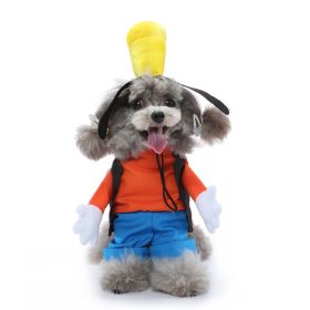 Pet Supplies Cartoon Upright Puppy Clothes (Option: PF90 Big Ears Dog-XL)